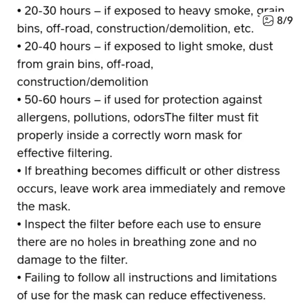 New Pack of 10 Al-Shields PM2.5 Face Mask Filter Pack